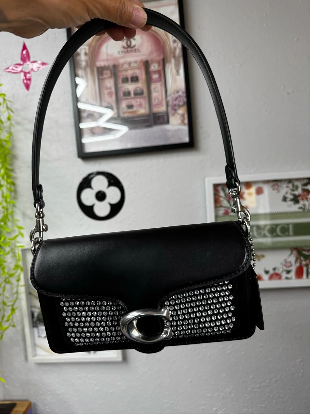 Coach Tabby with Crystals crossbody